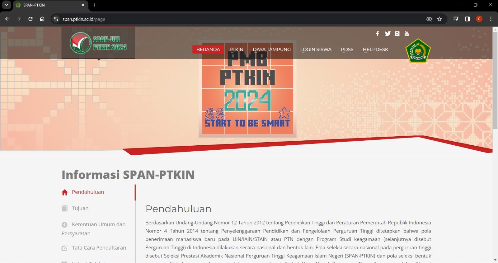 PMB IAIN Metro